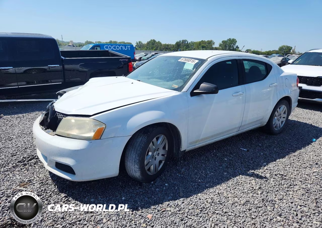 2013 Dodge Avenger Se VIN:1C3CDZAB7DN646476 - 1