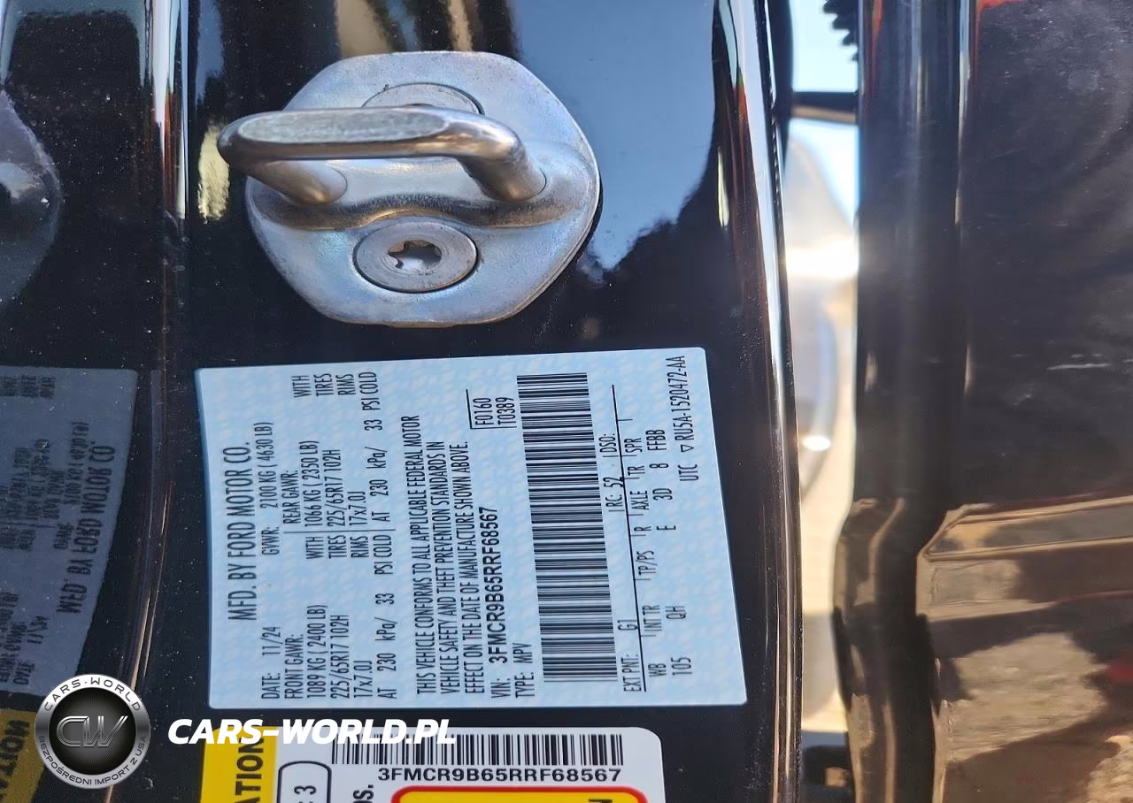 2024 Ford Bronco Sport Big Bend VIN:3FMCR9B65RRF68567 - 13