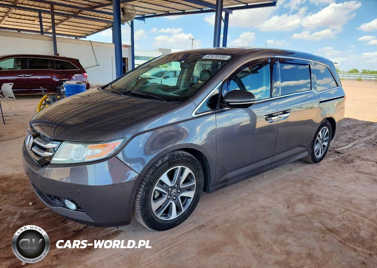 2015 Honda Odyssey Touring VIN:5FNRL5H90FB002209 - 1