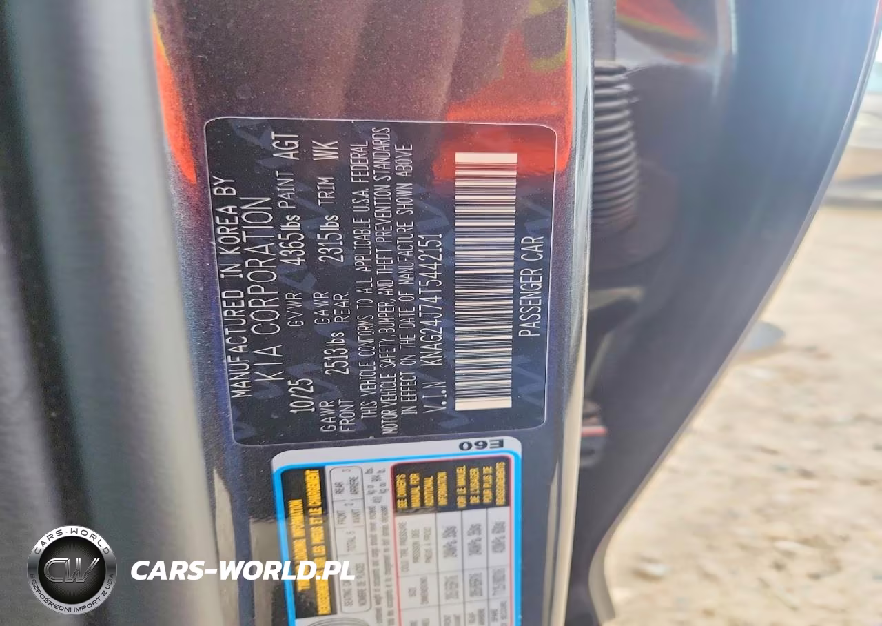 2026 Kia K5 Lxs VIN:KNAG24J74T5442151 - 12
