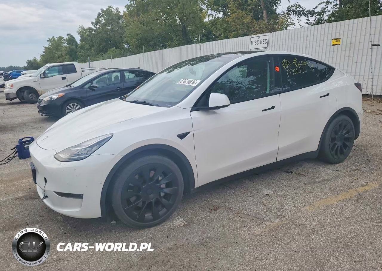 2021 Tesla Model Y VIN:5YJYGAEEXMF207589 - 1