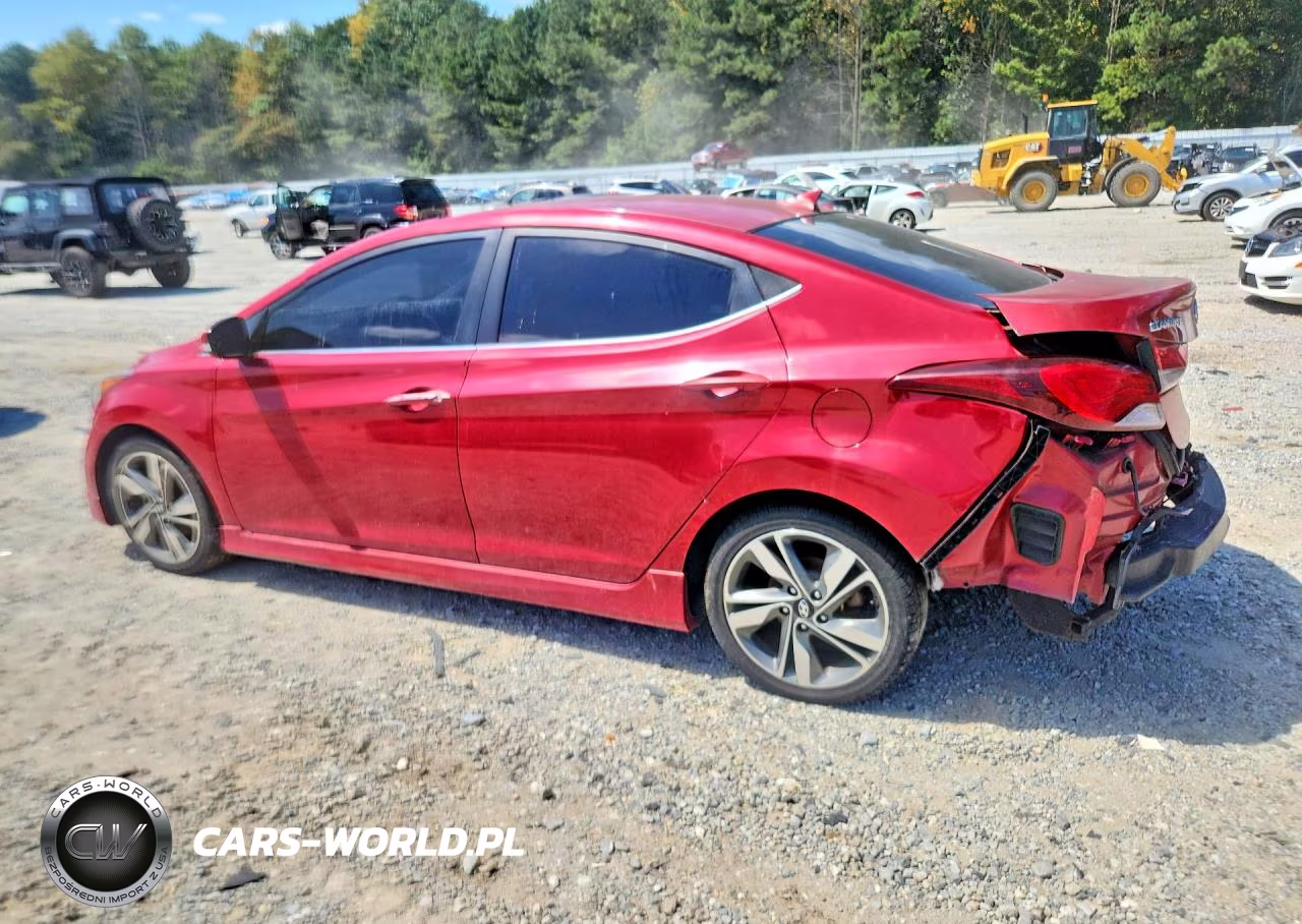 2014 Hyundai Elantra Sport VIN:KMHDH4AH4EU174252 - 2