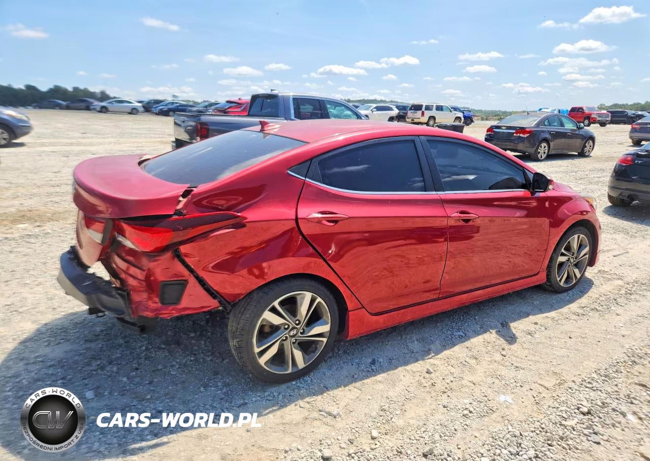 2014 Hyundai Elantra Sport VIN:KMHDH4AH4EU174252 - 3