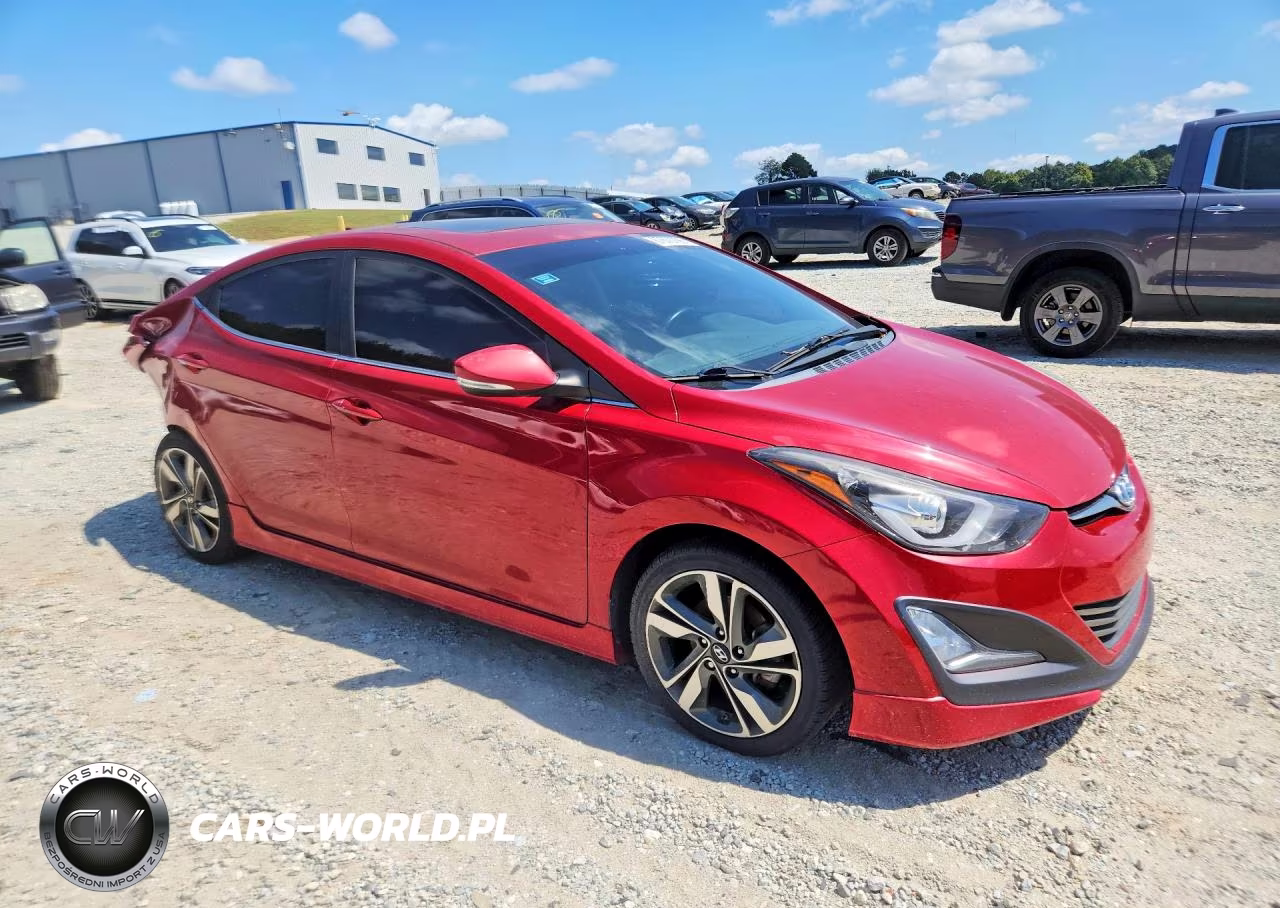 2014 Hyundai Elantra Sport VIN:KMHDH4AH4EU174252 - 4