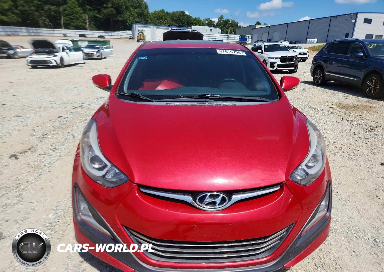 2014 Hyundai Elantra Sport VIN:KMHDH4AH4EU174252 - 5
