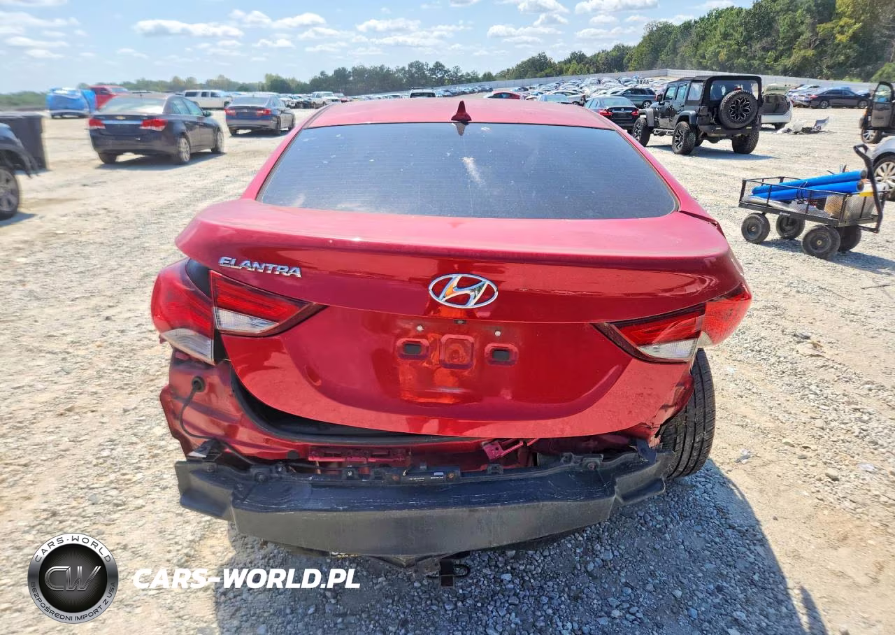 2014 Hyundai Elantra Sport VIN:KMHDH4AH4EU174252 - 6