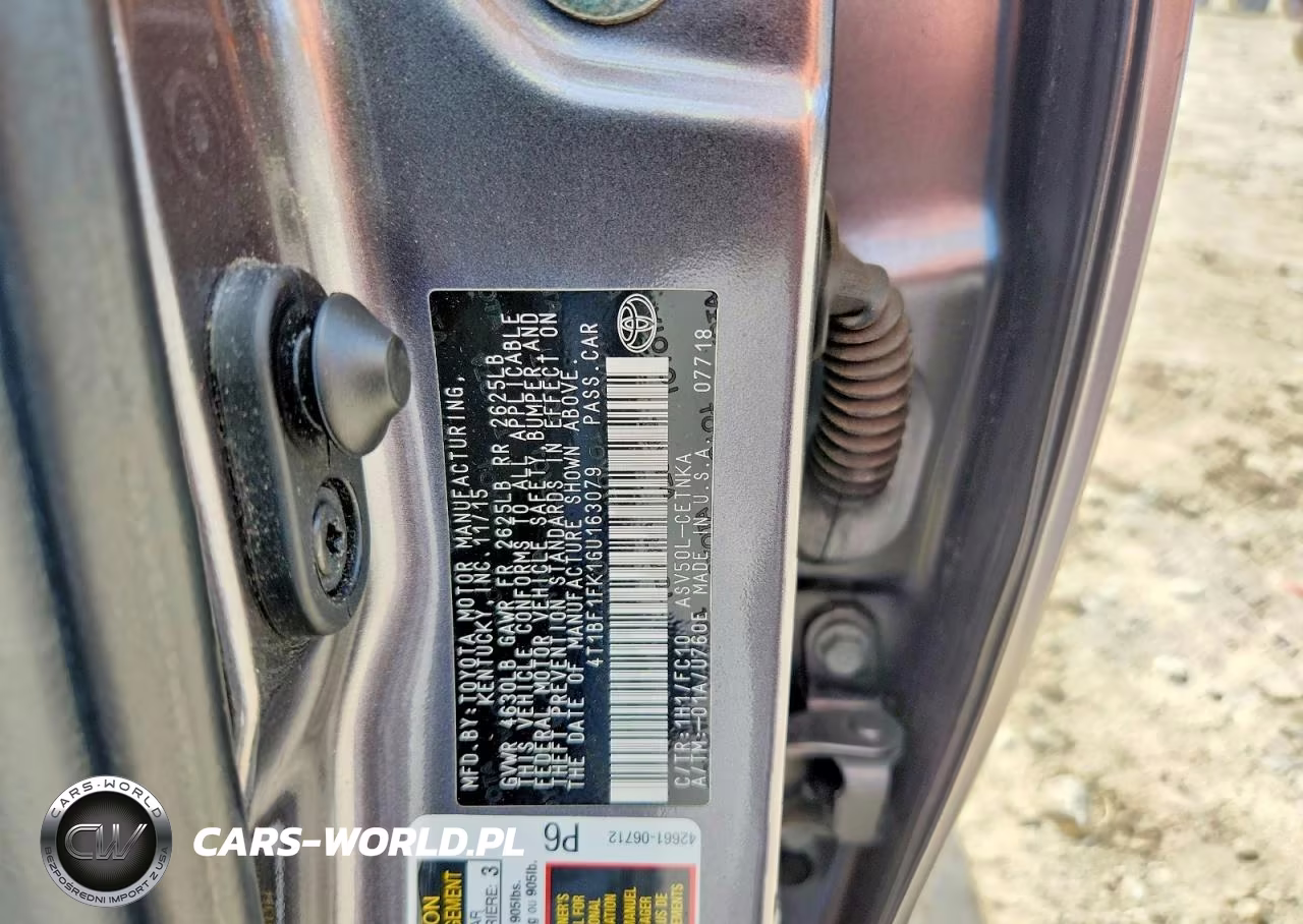 2016 Toyota Camry Le VIN:4T1BF1FK1GU163079 - 12