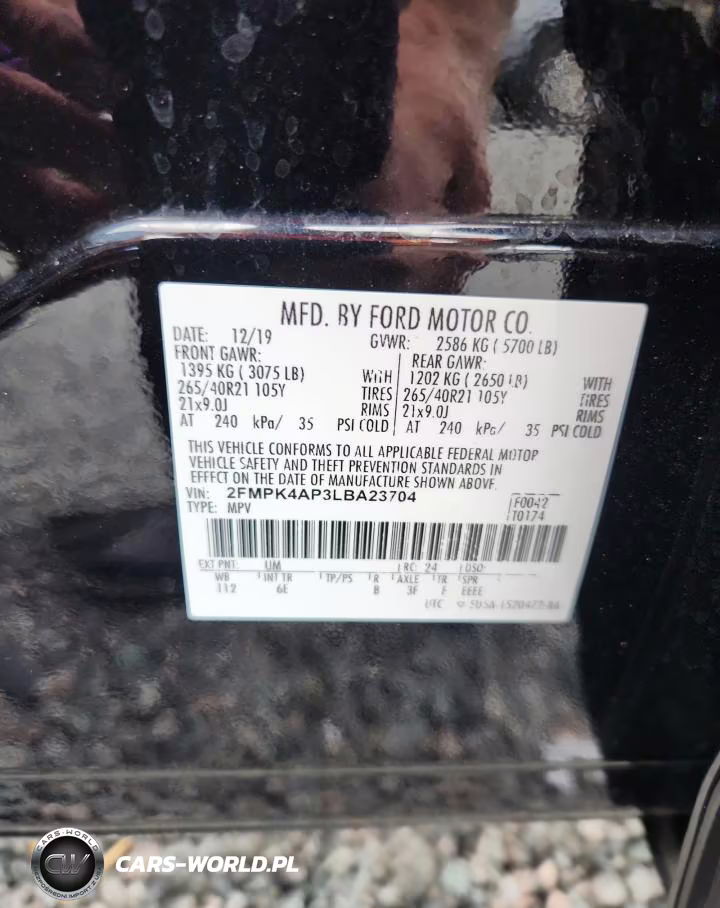 2020 Ford Edge St VIN:2FMPK4AP3LBA23704 - 13