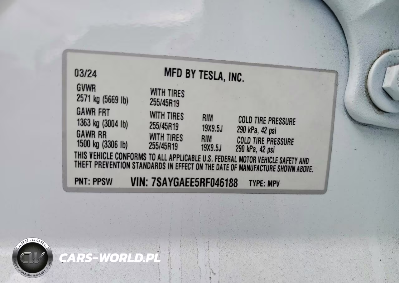 2024 Tesla Model Y VIN:7SAYGAEE5RF046188 - 13