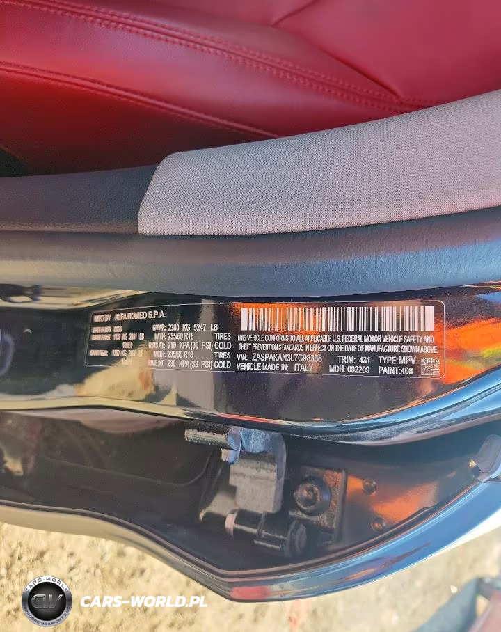 2020 Alfa Romeo Stelvio VIN:ZASPAKAN3L7C98368 - 12