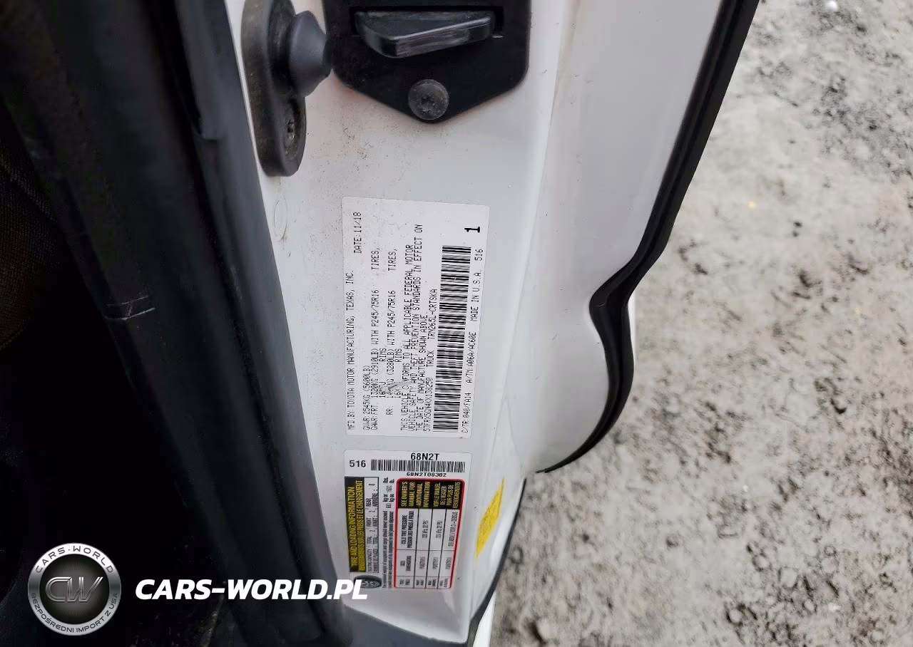 2019 Toyota Tacoma Sr VIN:5TFRX5GN4KX138250 - 12