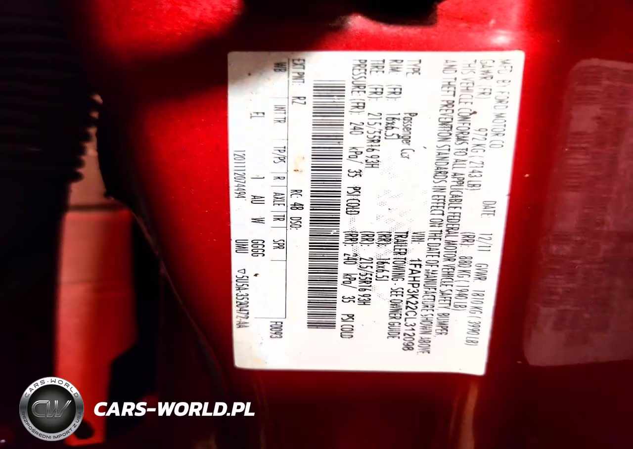2012 Ford Focus Se VIN:1FAHP3K22CL312098 - 12