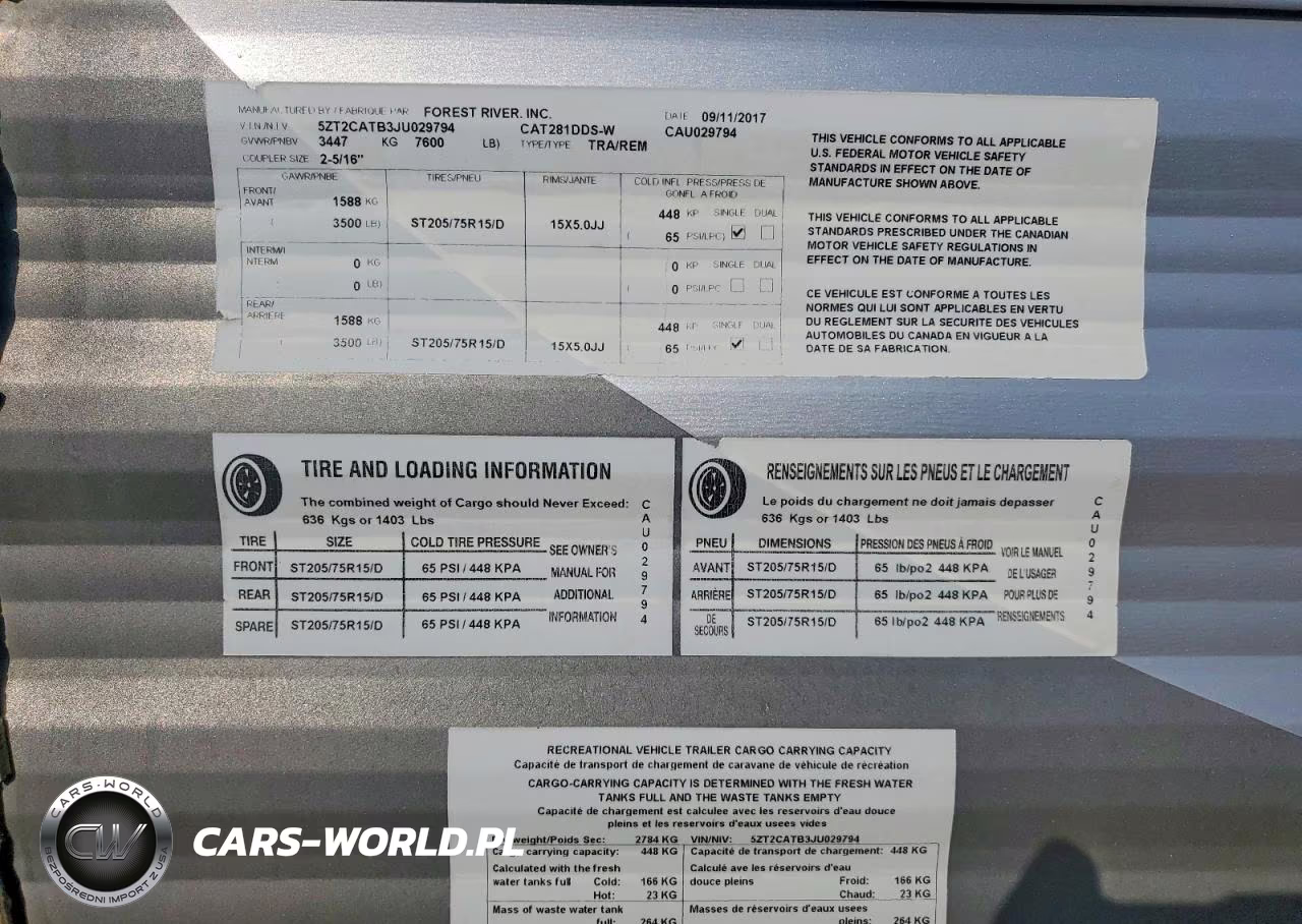 2018 Coachman Trailers - Camper VIN:5ZT2CATB3JU029794 - 10