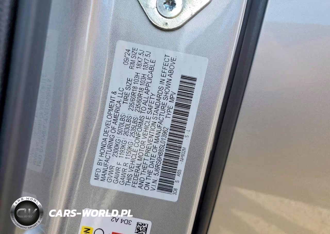 2025 Honda Cr-V Sport-L VIN:5J6RS6H88SL013962 - 13