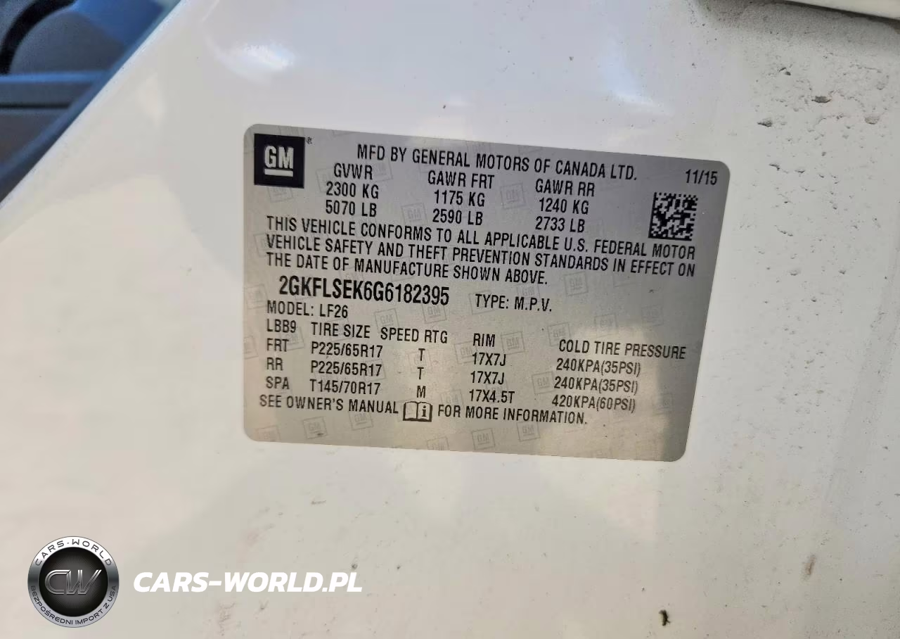 2016 GMC Terrain Sle VIN:2GKFLSEK6G6182395 - 13