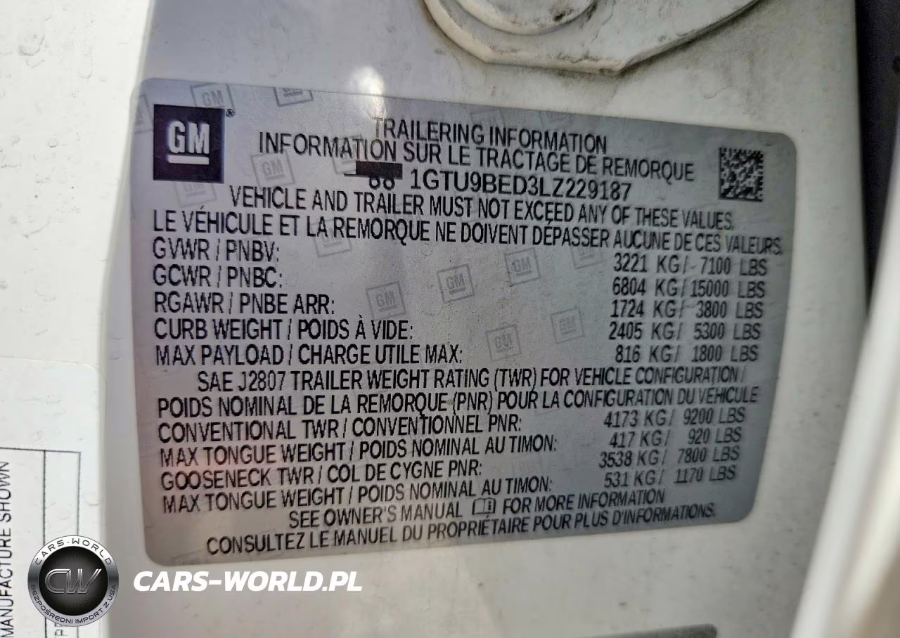 2020 GMC Sierra K1500 Sle VIN:1GTU9BED3LZ229187 - 12