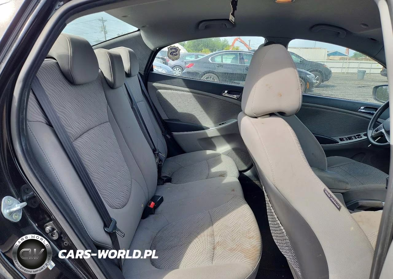 2013 Hyundai Accent Gls VIN:KMHCU4AE1DU577570 - 10