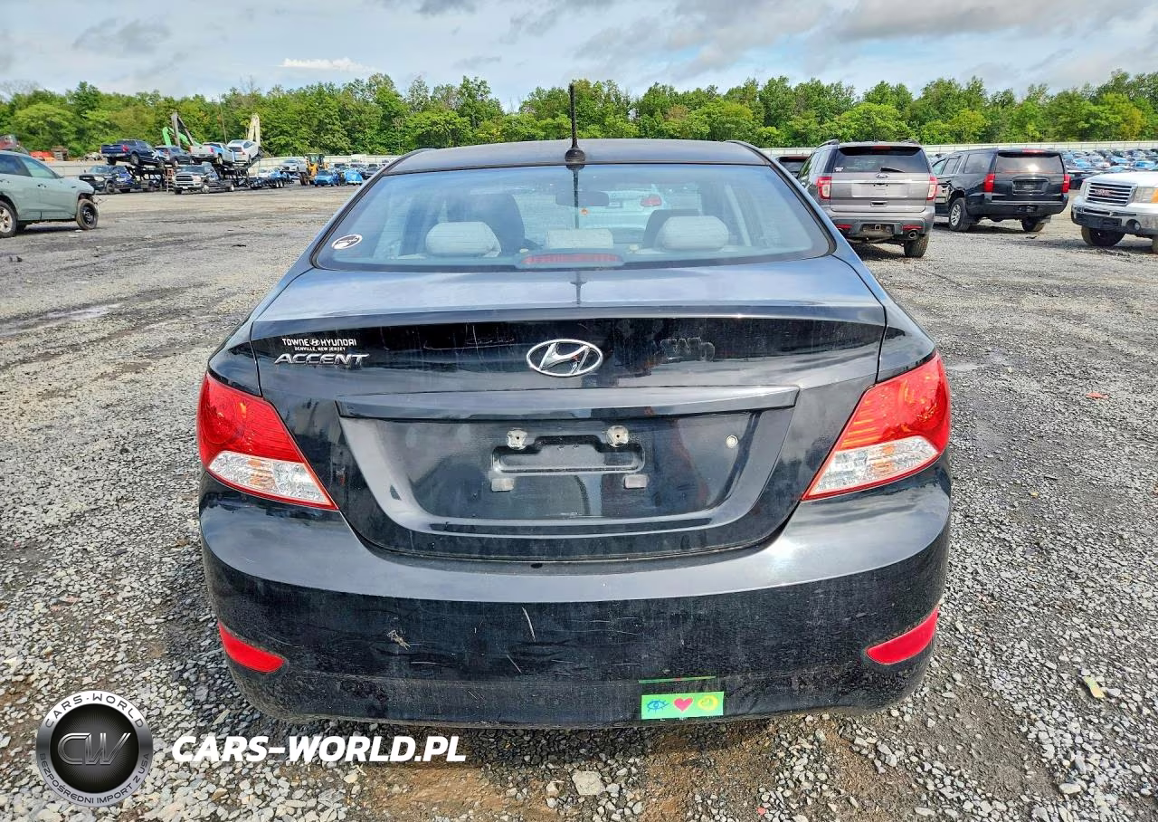 2013 Hyundai Accent Gls VIN:KMHCU4AE1DU577570 - 6