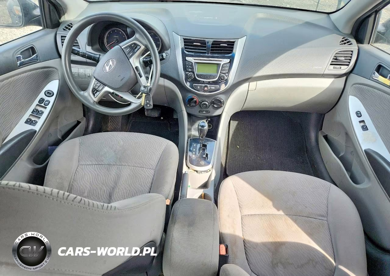 2013 Hyundai Accent Gls VIN:KMHCU4AE1DU577570 - 8