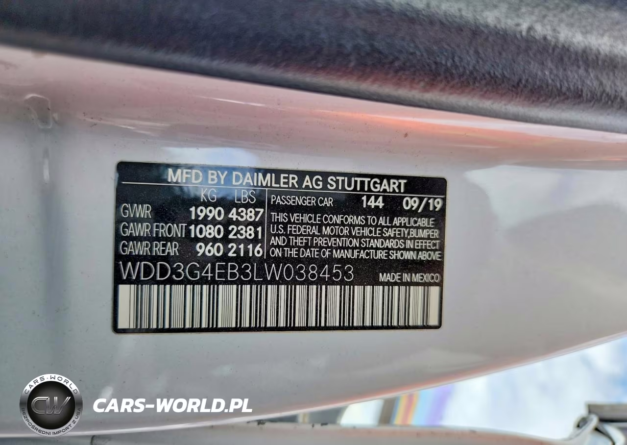 2020 Mercedes-Benz A 220 VIN:WDD3G4EB3LW038453 - 12