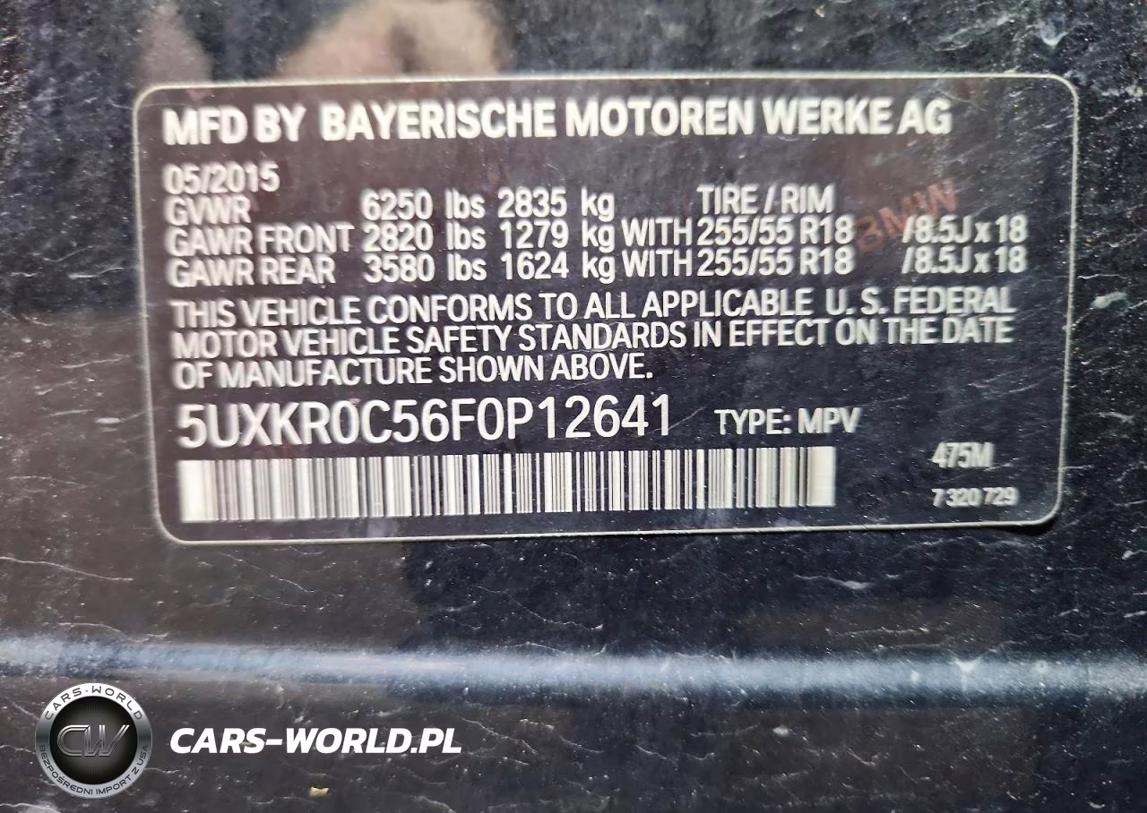 2015 BMW X5 xDrive35I VIN:5UXKR0C56F0P12641 - 13