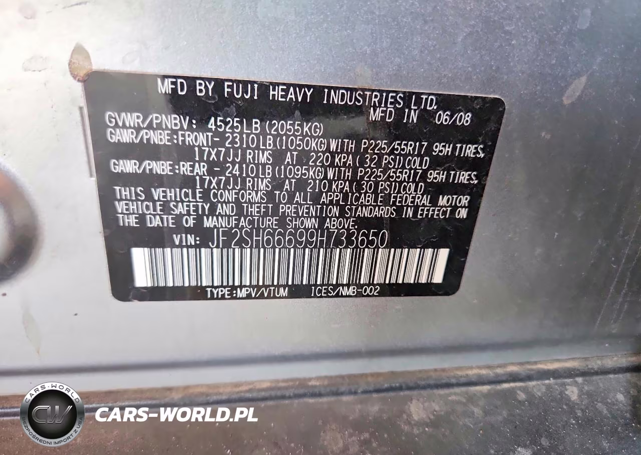 2009 Subaru Forester 2.5Xt Limited VIN:JF2SH66699H733650 - 13