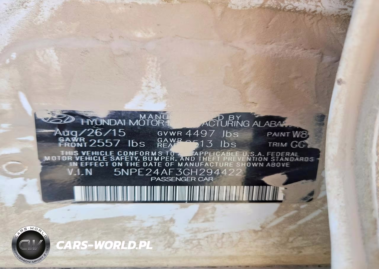 2016 Hyundai Sonata Se VIN:5NPE24AF3GH294422 - 12