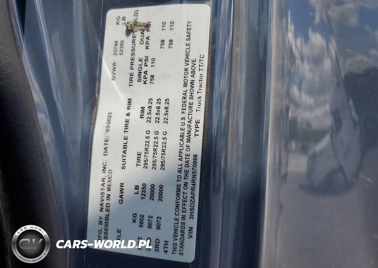 2024 International Lt625 Semi Truck VIN:3HSDZAPR4RN570998 - 13