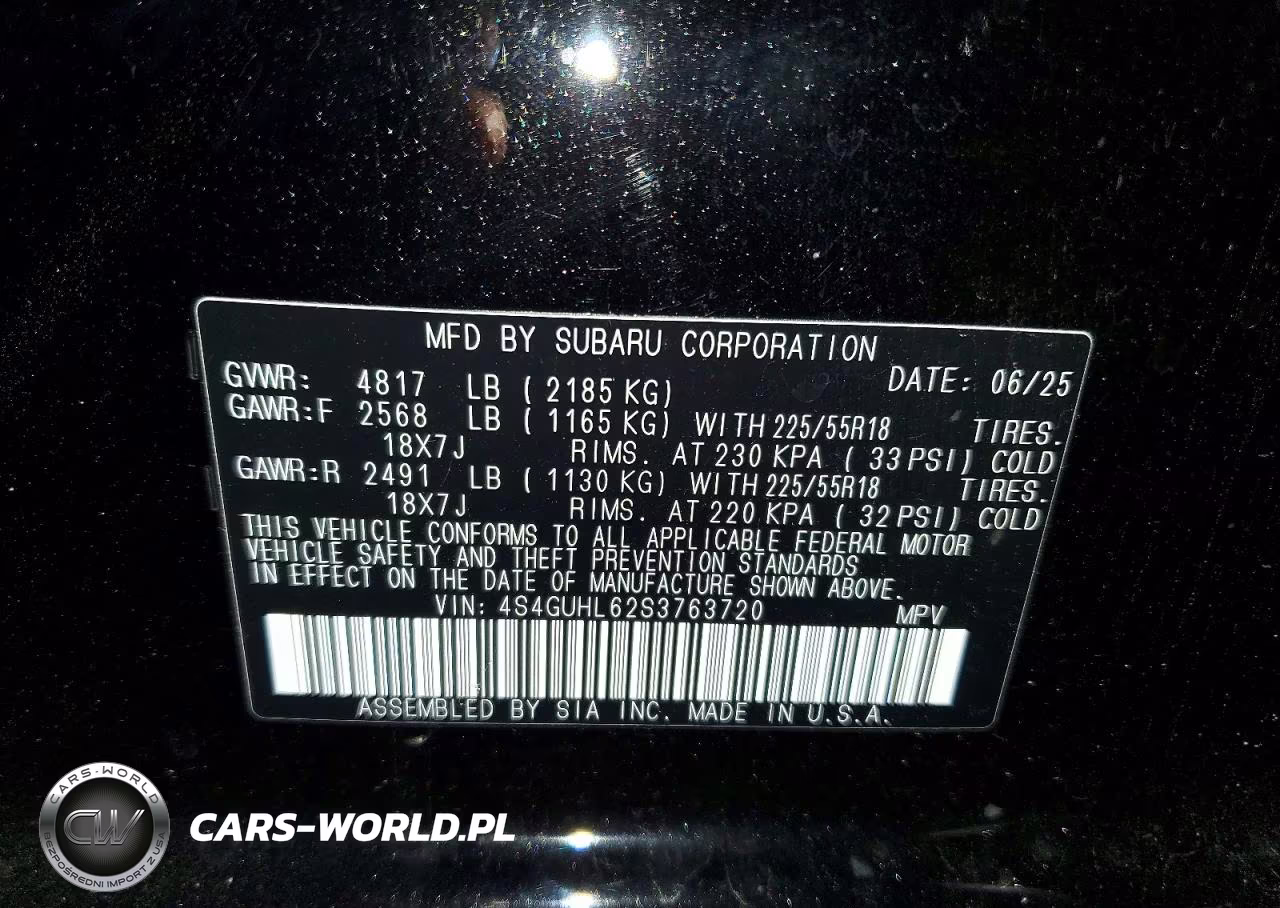 2025 Subaru Crosstrek Limited VIN:4S4GUHL62S3763720 - 13