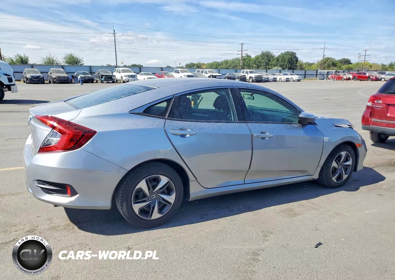 2020 Honda Civic Lx VIN:2HGFC2F64LH569749 - 3
