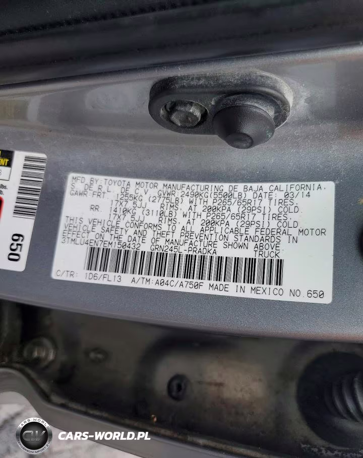 2014 Toyota Tacoma V6 VIN:3TMLU4EN7EM150432 - 12