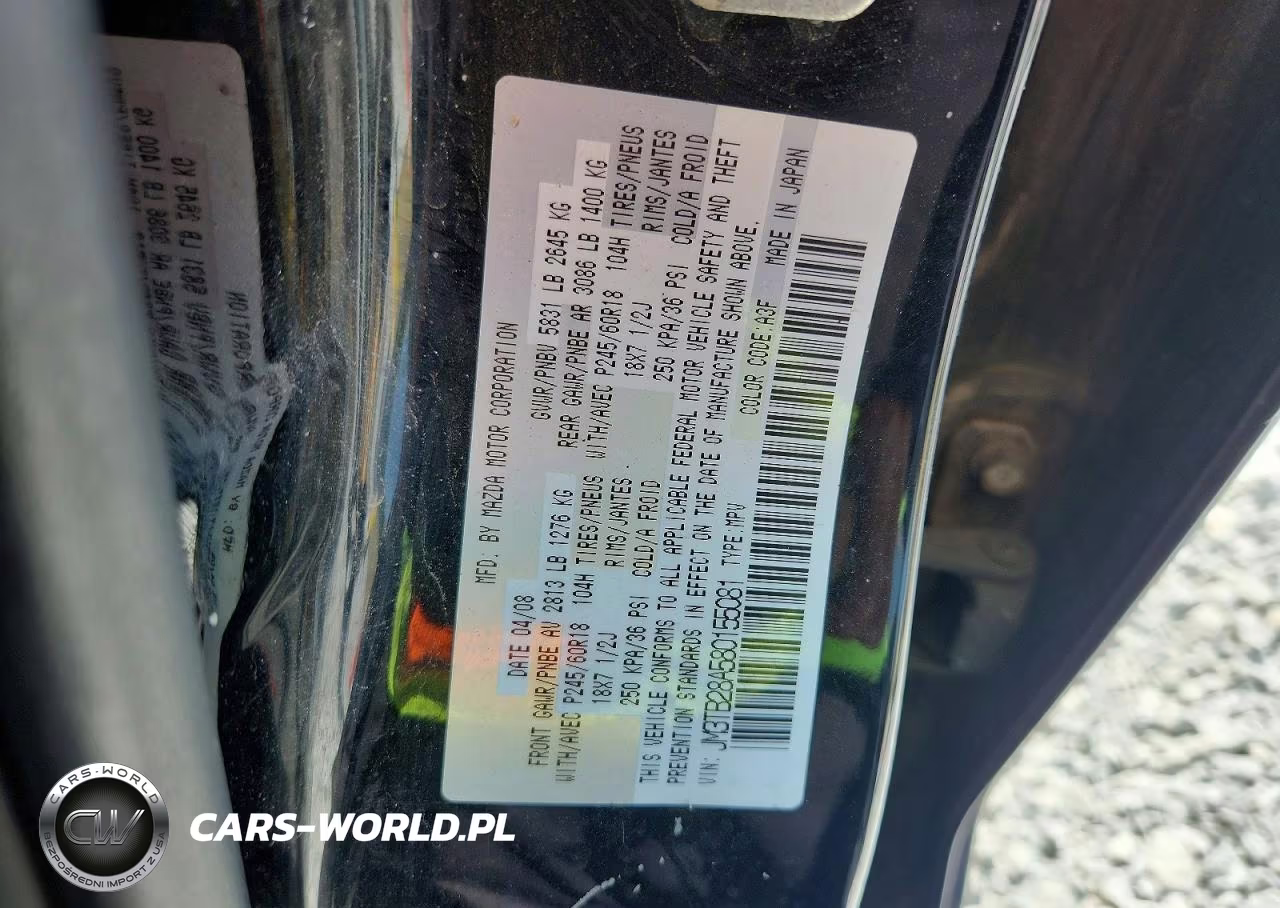 2008 Mazda Cx-9 VIN:JM3TB28A580155081 - 13