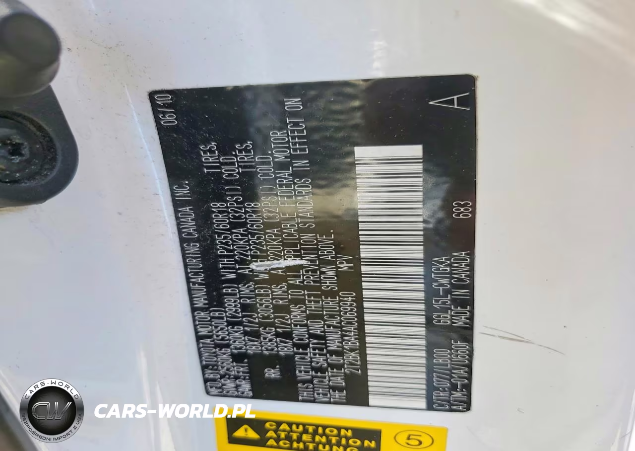 2010 Lexus Rx 350 VIN:2T2BK1BA4AC069940 - 14