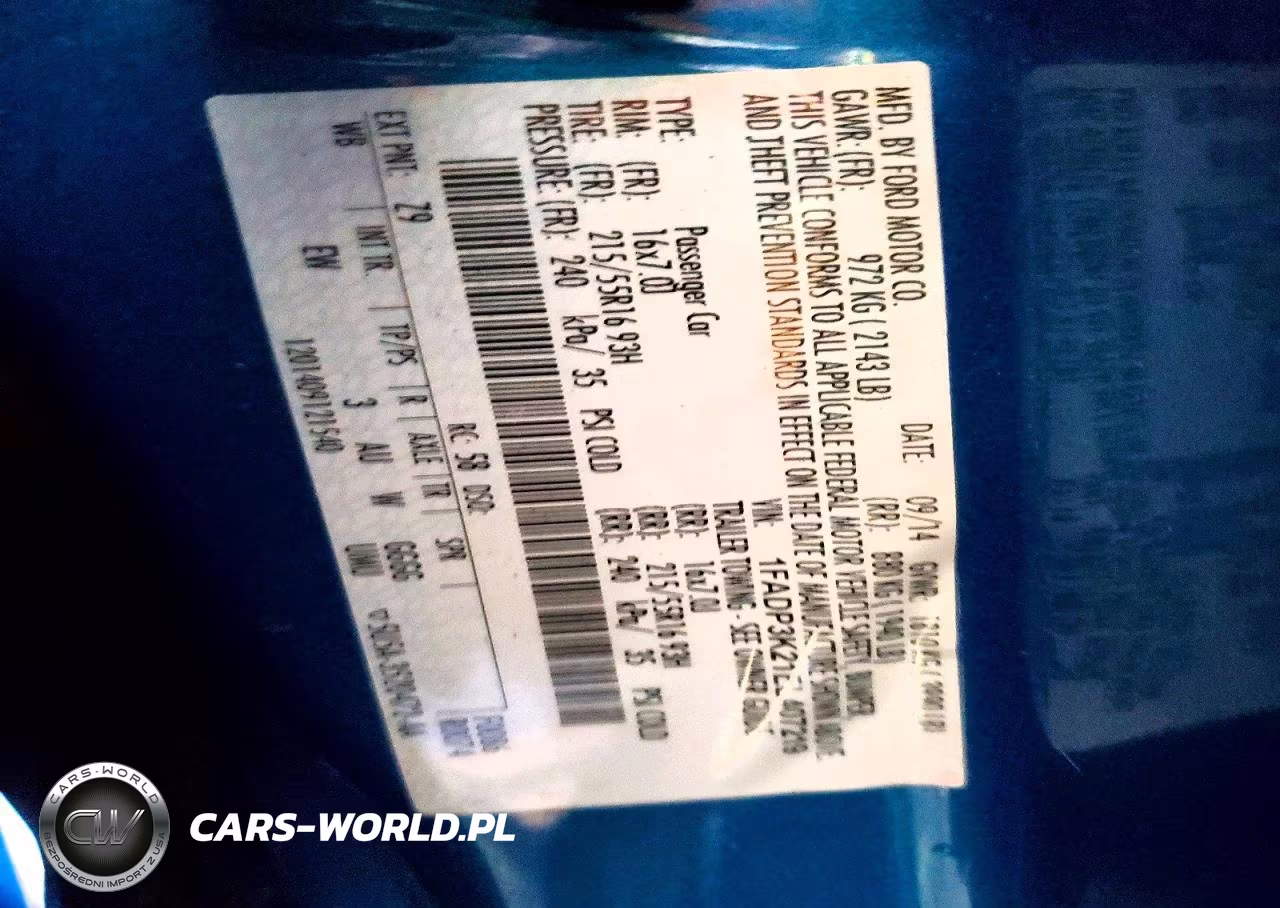 2014 Ford Focus Se VIN:1FADP3K21EL407219 - 12
