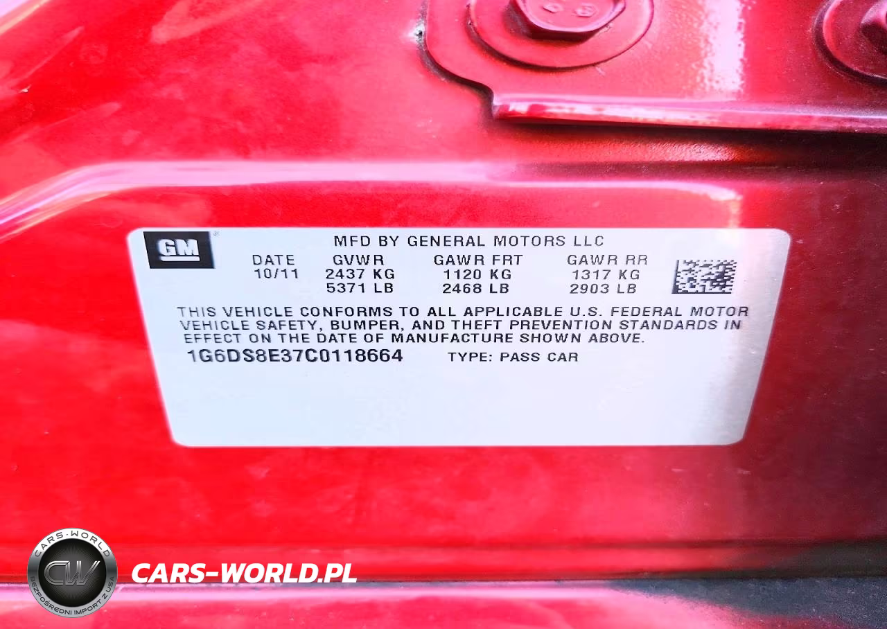 2012 Cadillac Cts Premium Collection VIN:1G6DS8E37C0118664 - 13