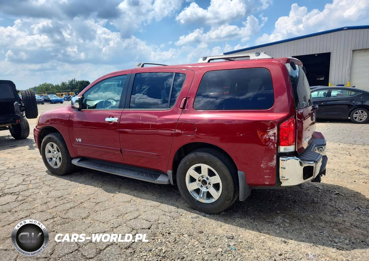2007 Nissan Armada Se Ffv VIN:5N1BA08C07N700503 - 2