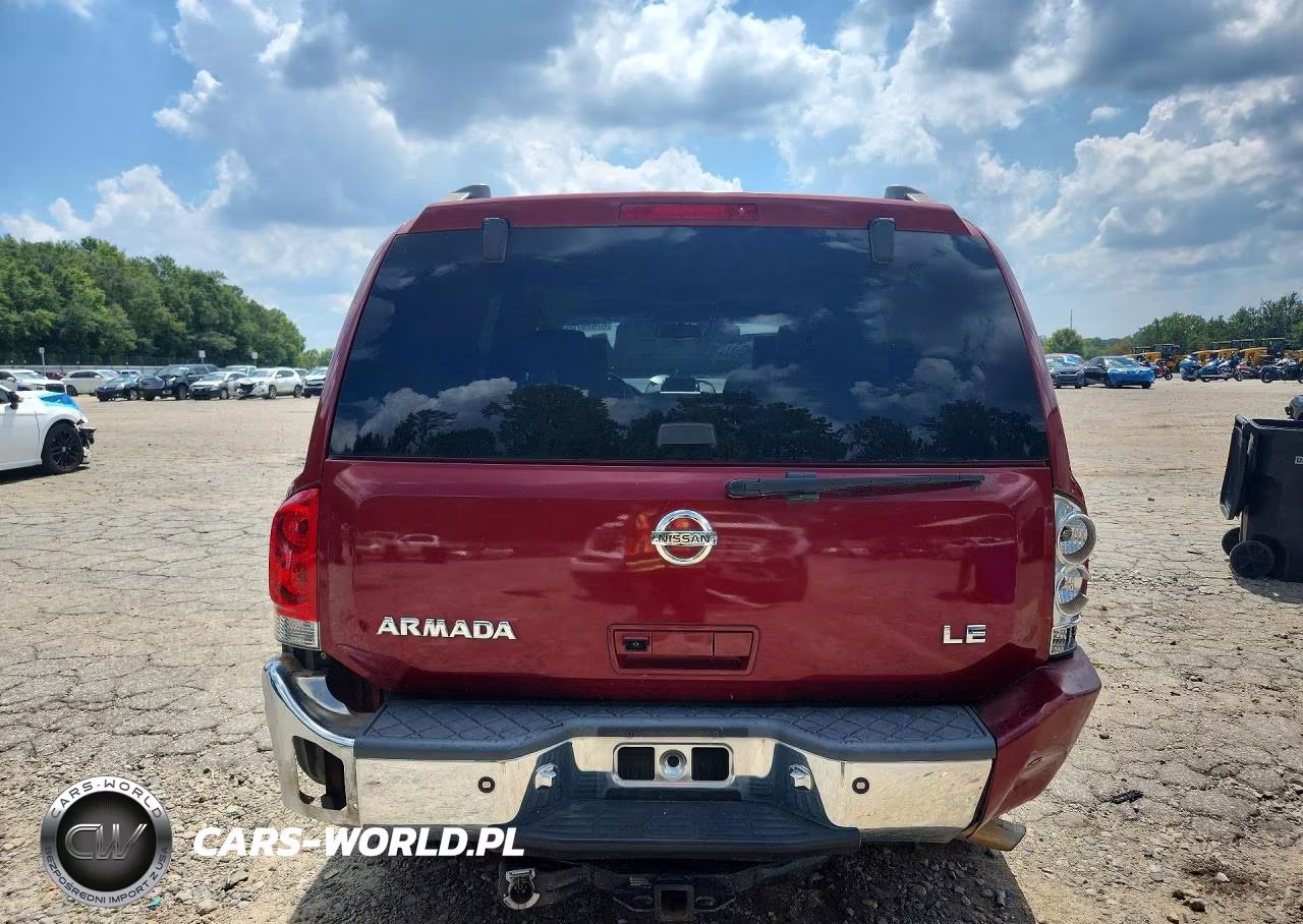 2007 Nissan Armada Se Ffv VIN:5N1BA08C07N700503 - 6