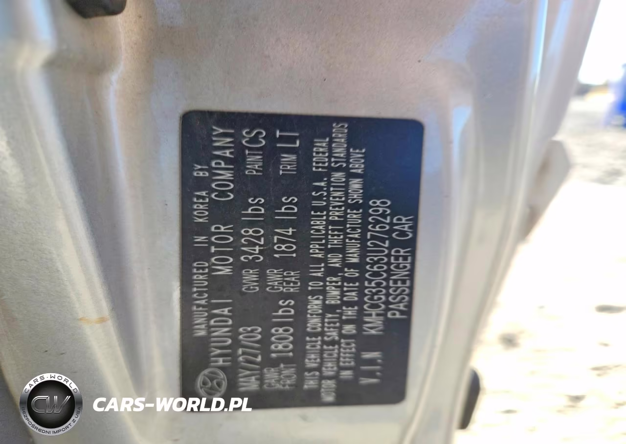 2003 Hyundai Accent Gl VIN:KMHCG35C63U276298 - 13