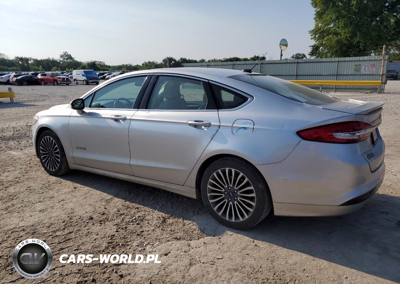2018 Ford Fusion Titanium-Platinum Hev VIN:3FA6P0RU2JR242467 - 2