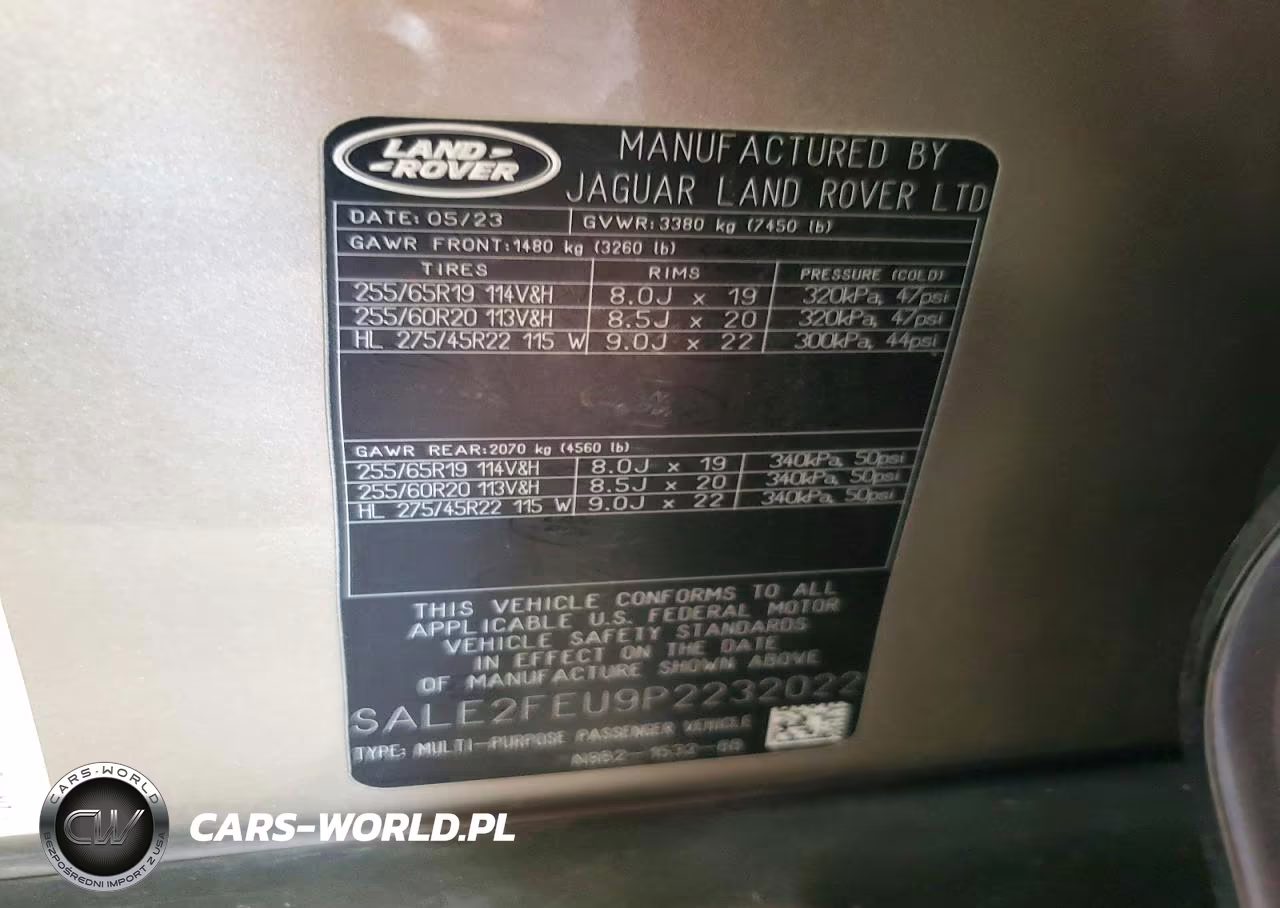2023 Land Rover Defender 130 X-Dynamic Se VIN:SALE2FEU9P2232022 - 13