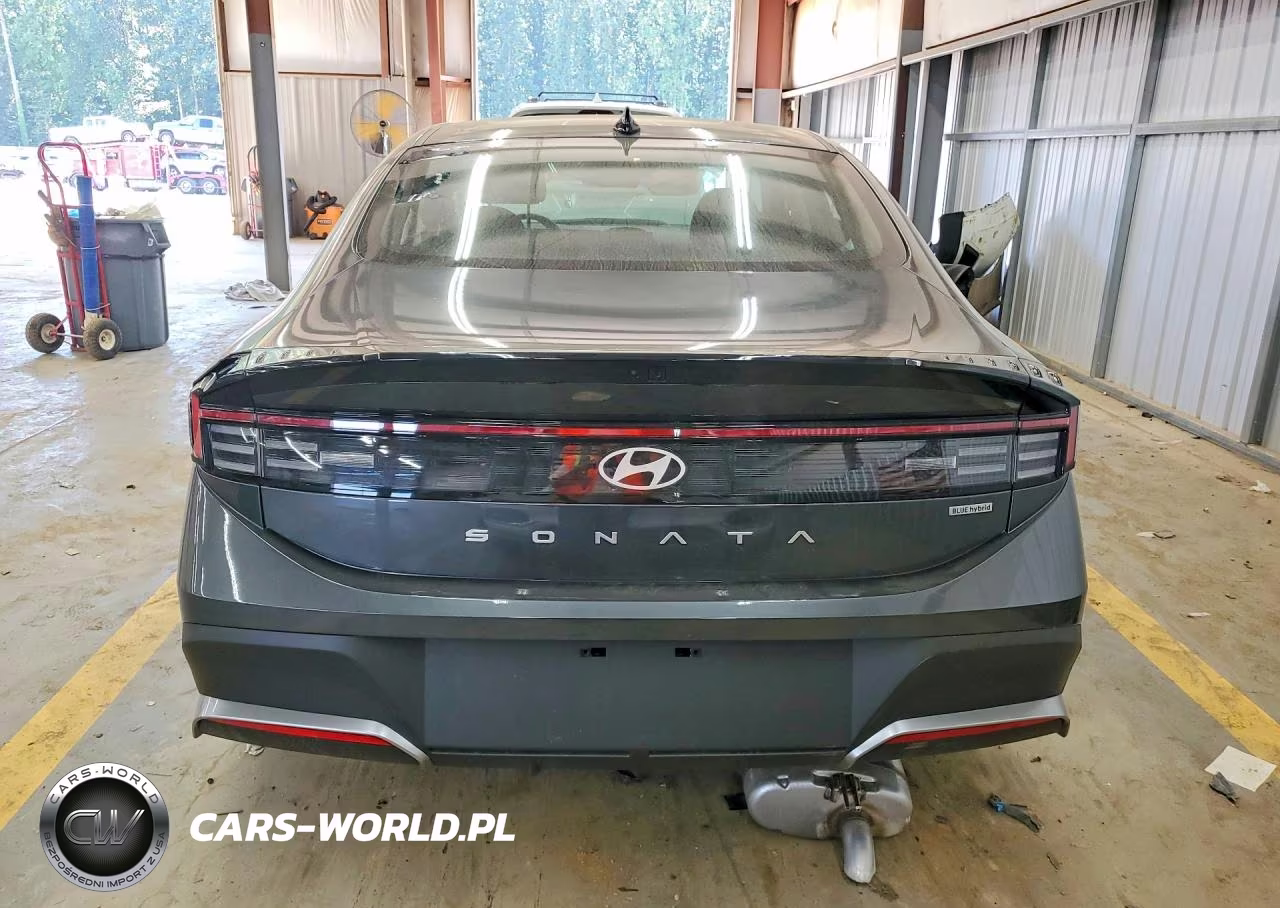 2026 Hyundai Sonata Hybrid Blue VIN:KMHL24JJ2TA181277 - 6