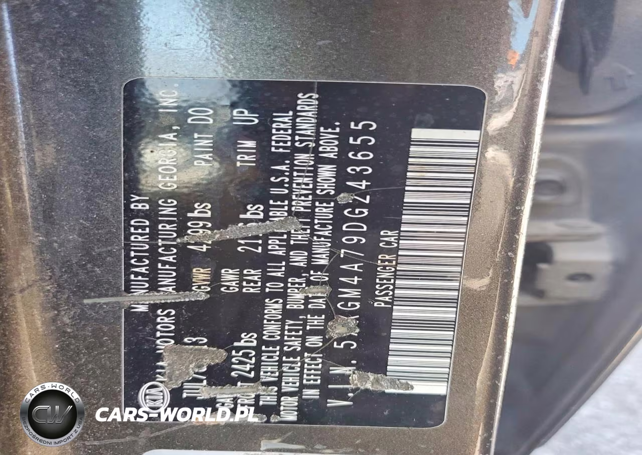 2013 Kia Optima Lx VIN:5XXGM4A79DG243655 - 12
