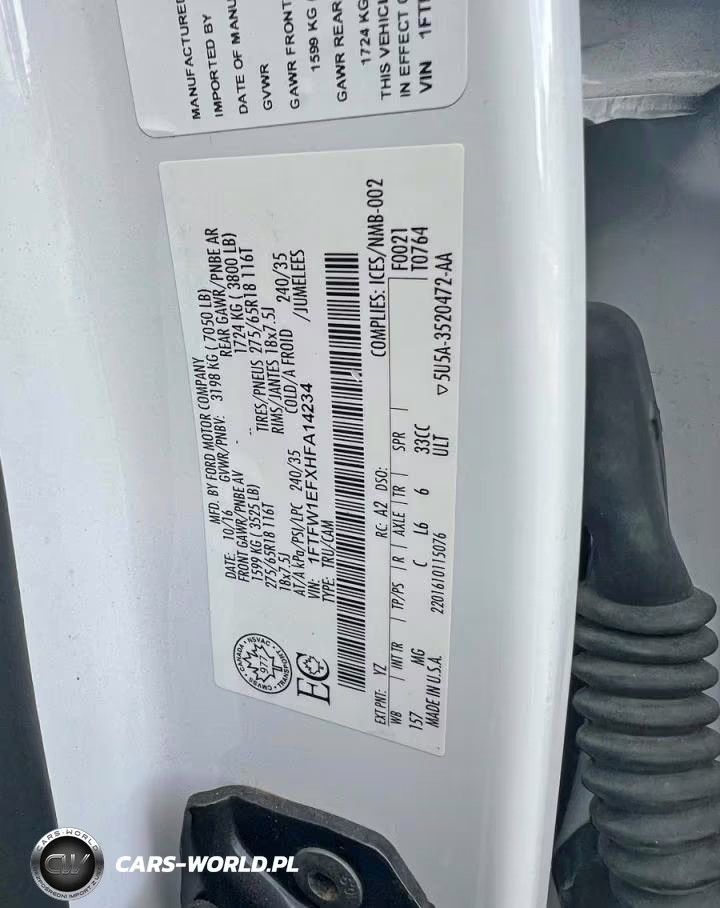 FORD F-150 VIN:1FTFW1EFXHFA14234 - 10