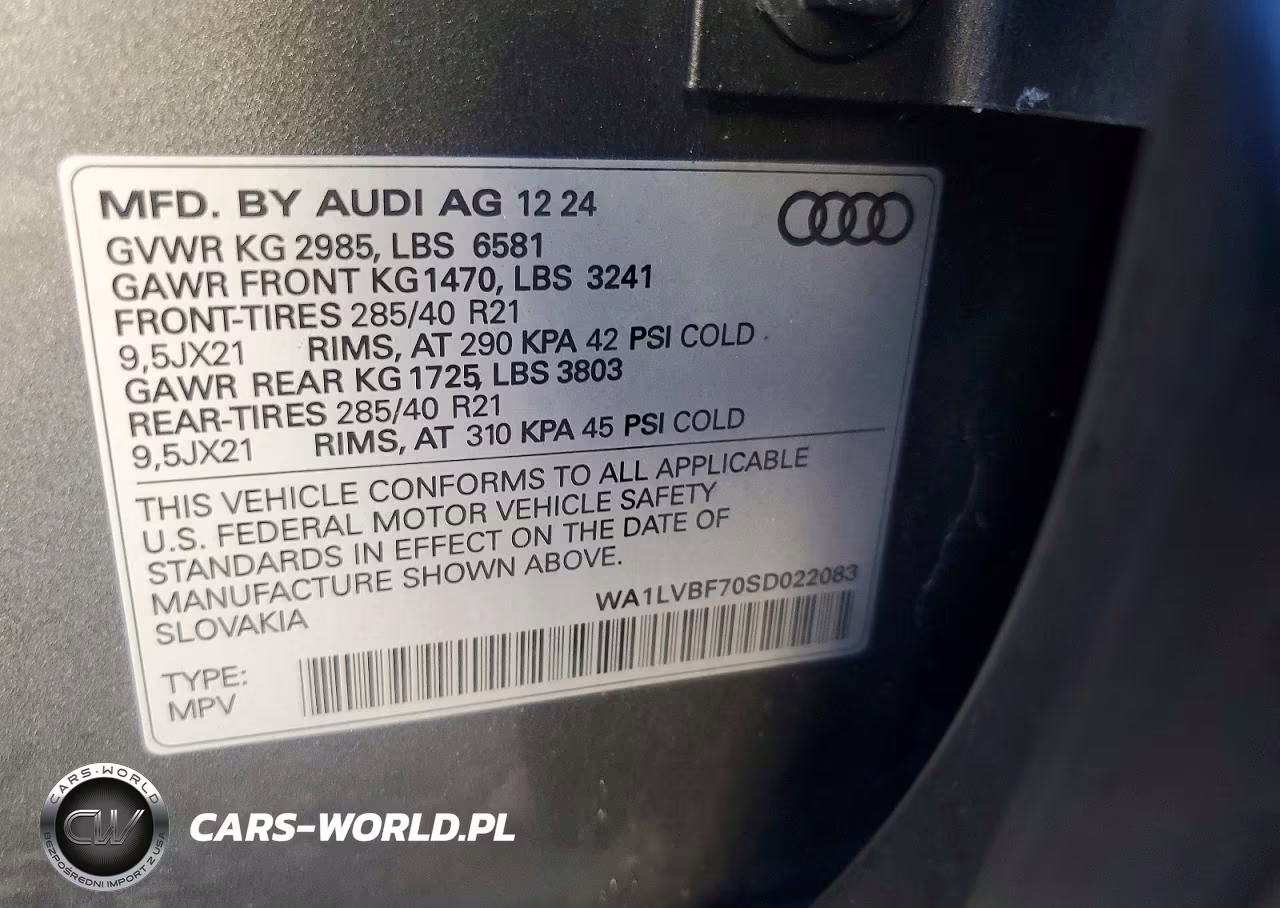 2025 Audi Q7 Premium Plus VIN:WA1LVBF70SD022083 - 13