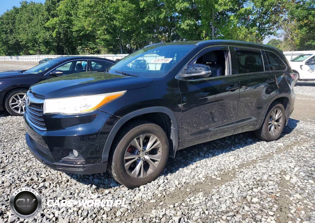 2014 Toyota Highlander Xle VIN:5TDJKRFH0ES034539 - 1