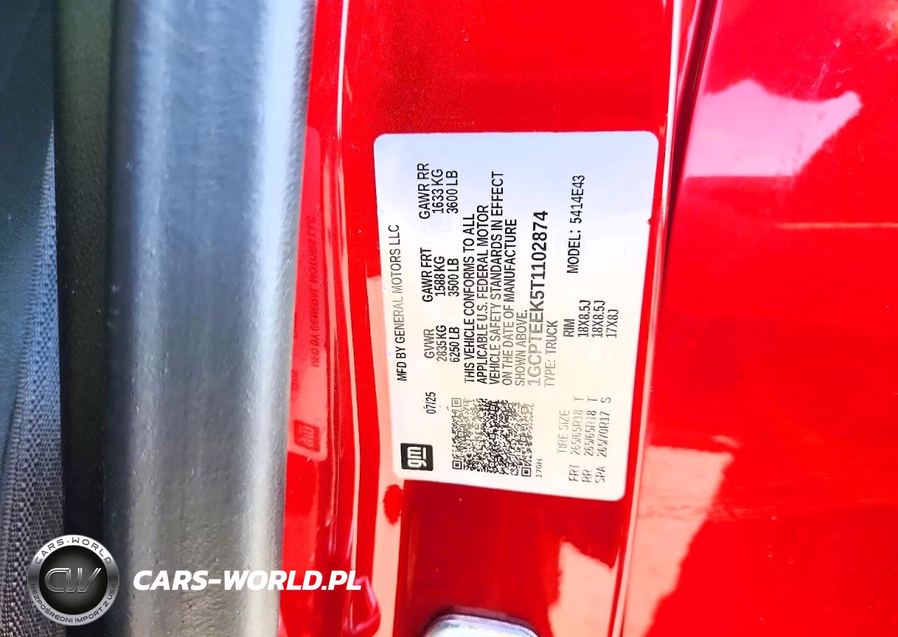 2026 Chevrolet Colorado Trail Boss VIN:1GCPTEEK5T1102874 - 12