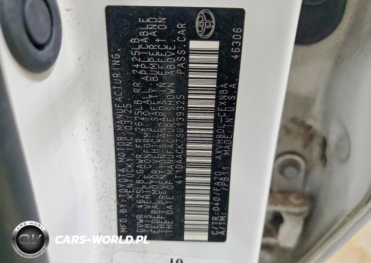 2025 Toyota Camry Le VIN:4T1DAACK7SU139325 - 12