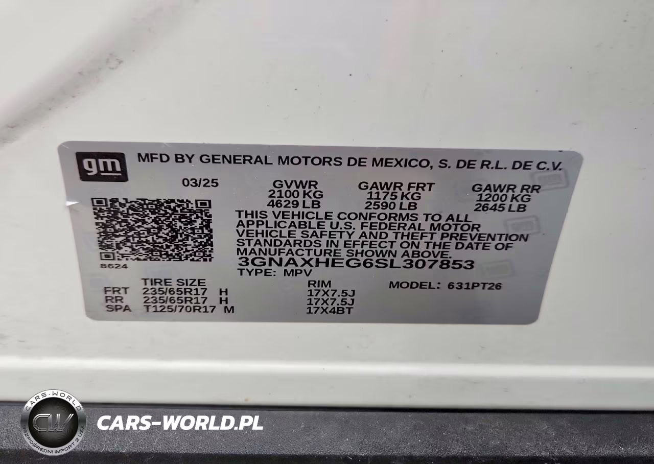 2025 Chevrolet Equinox Lt VIN:3GNAXHEG6SL307853 - 13