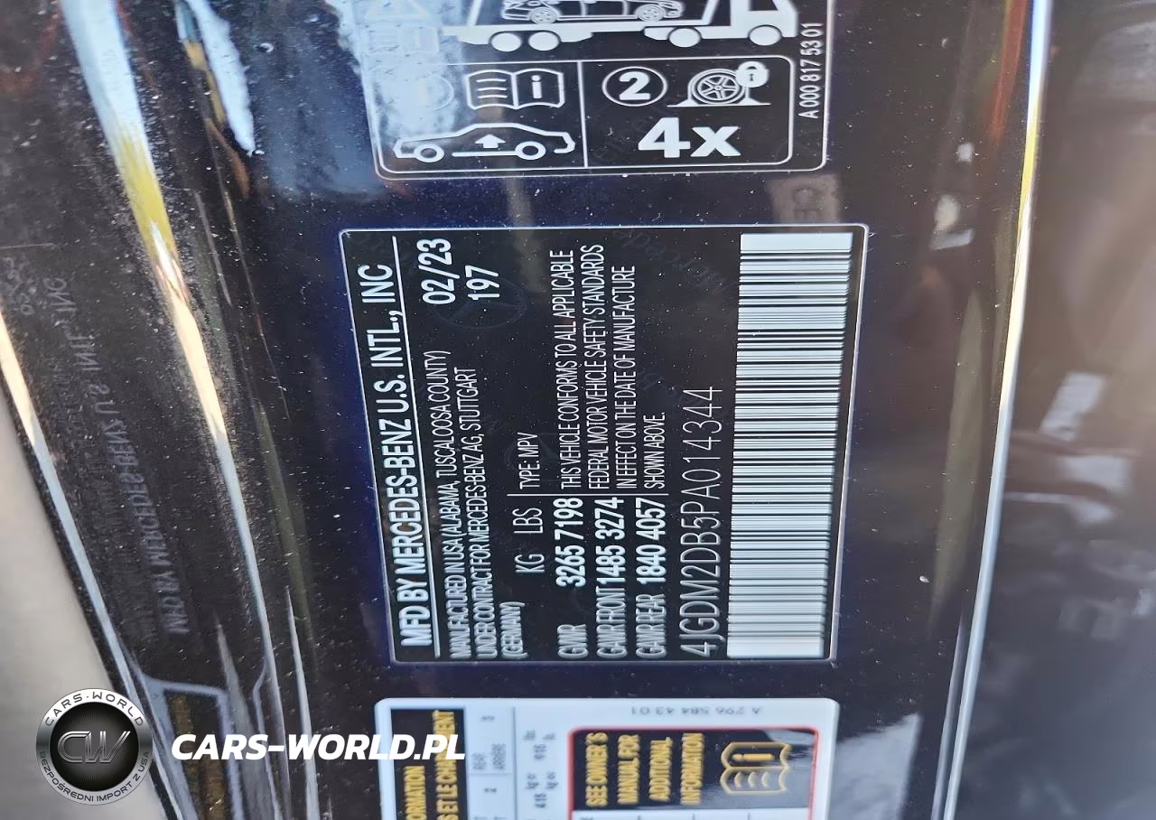 2023 Mercedes-Benz Eqs Suv 450+ VIN:4JGDM2DB5PA014344 - 14
