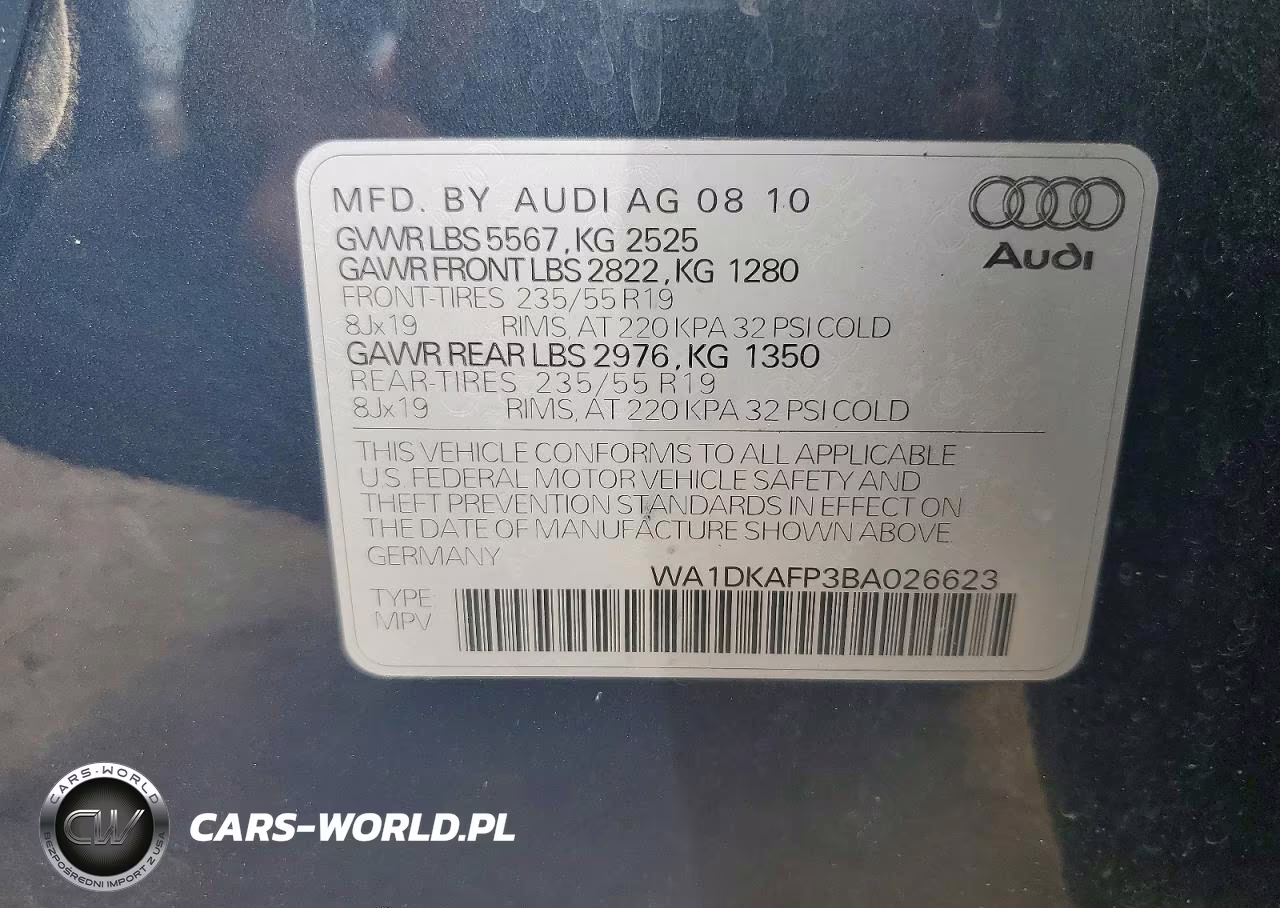 2011 Audi Q5 Premium Plus VIN:WA1DKAFP3BA026623 - 13